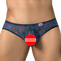 Slip Floral Mesh Bleu CandyMan