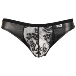 String Dentelle Florale Noir CandyMan