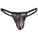 CandyMan Wave Lace G-String - Black