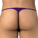 CandyMan Lace Mini G-String - Purple