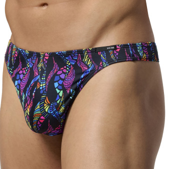 String Funky Styles Imprimé Noir HOM