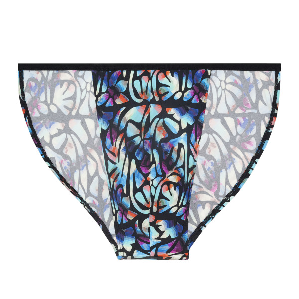 Slip Tanga Funky Styles Imprimé Bleu HOM