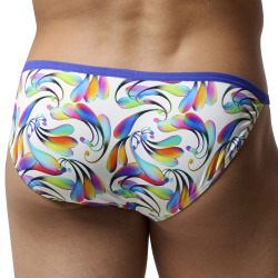 Slip Tanga Funky Styles Imprimé Multicolore HOM