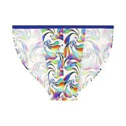 HOM Funky Styles Tanga Briefs - White Print