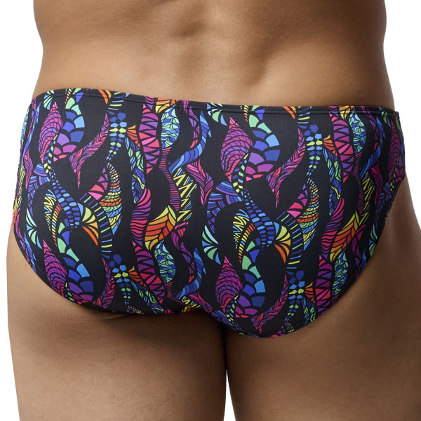 Slip Comfort Micro Funky Styles Imprimé Noir HOM