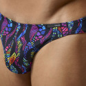 HOM Funky Styles Comfort Micro Briefs - Black Print