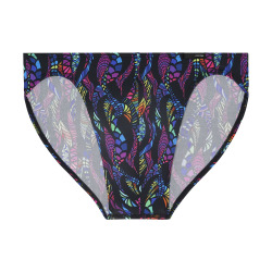 HOM Funky Styles Comfort Micro Briefs - Black Print
