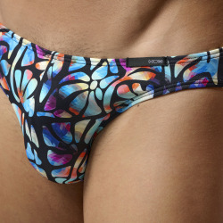 HOM Funky Styles Comfort Micro Briefs - Blue Print