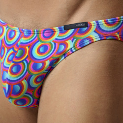 HOM Funky Styles Comfort Micro Briefs - Multicolored Print