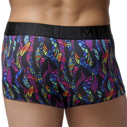 Boxer Court Funky Styles Imprimé Noir HOM