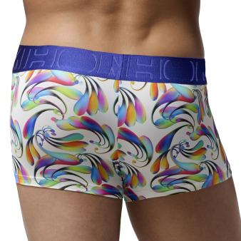 Boxer Court Funky Styles Imprimé Blanc HOM