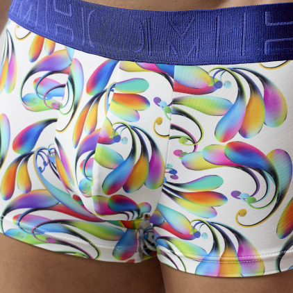 HOM Funky Styles Trunks - White Print