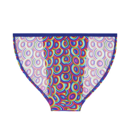 Slip Tanga Funky Styles Imprimé Multicolore HOM