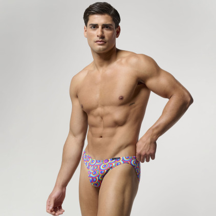HOM Funky Styles Comfort Micro Briefs - Multicolored Print