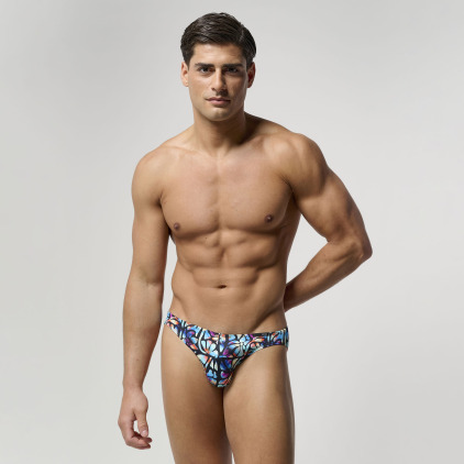 Slip Comfort Micro Funky Styles Imprimé Bleu HOM