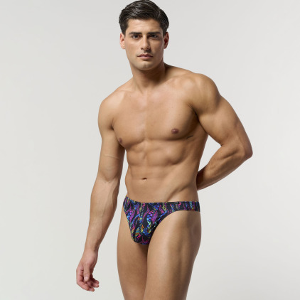 String Funky Styles Imprimé Noir HOM