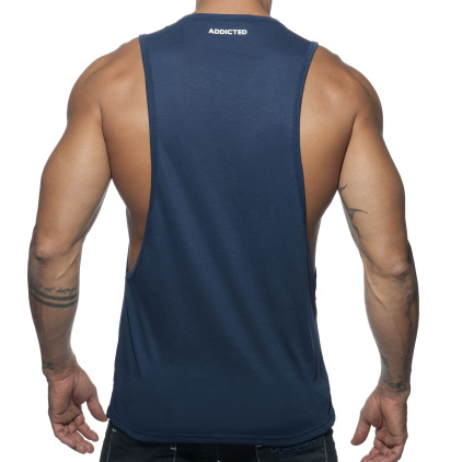 Addicted Power Bisex Tank Top - Navy