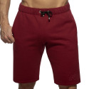 Short Coton Recyclé Grenat Addicted