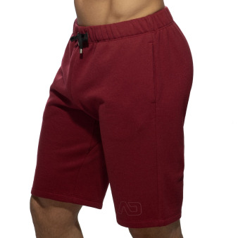 Addicted Recycled Cotton Shorts - Garnet
