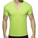 Addicted Neck Polo Shirt - Lime