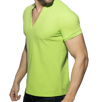 Polo Col V AD Citron Vert Addicted