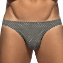 Addicted Dots Bikini Briefs - Charcoal