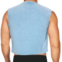 Alpha Charlie Boxy Crop Top - Sky Blue