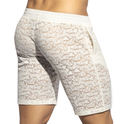 ES Collection Spider Long Shorts - Ivory