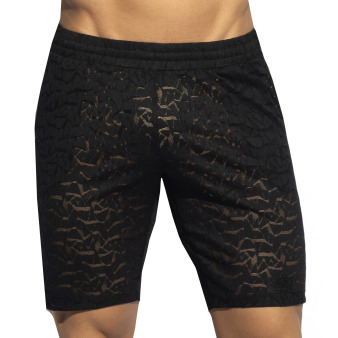ES Collection Spider Long Shorts - Black