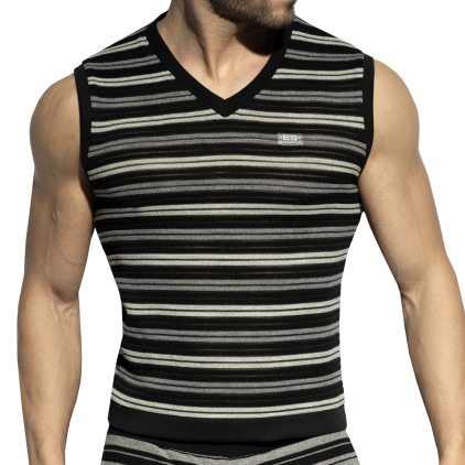 Débardeur Whisper Stripes Noir ES Collection