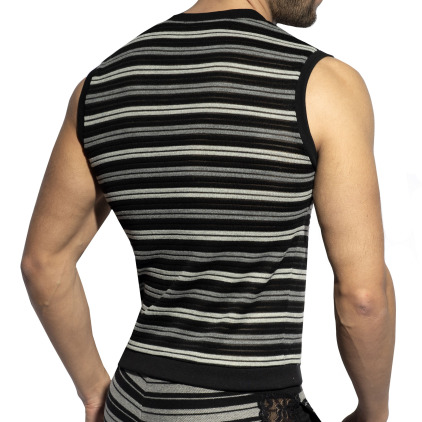 Débardeur Whisper Stripes Noir ES Collection