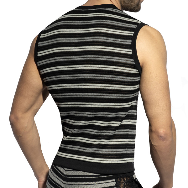Débardeur Whisper Stripes Noir ES Collection