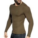T-Shirt Manches Longues Recycled Rib Kaki ES Collection