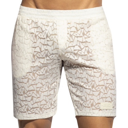 ES Collection Spider Long Shorts - Ivory