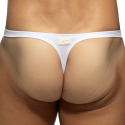 Addicted Thin Rib Thong - White