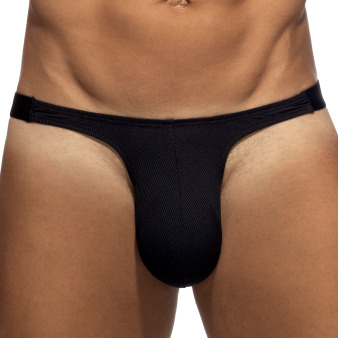 String Thin Rib Noir Addicted