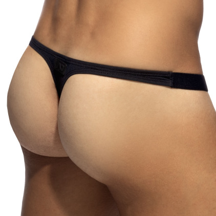 String Thin Rib Noir Addicted