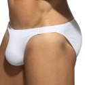 Addicted Thin Rib Bikini Briefs - White