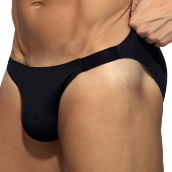 Slip Bikini Thin Rib Noir Addicted