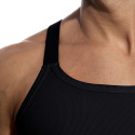 Addicted Thin Rib Tank Top - Black