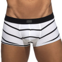 Addicted Wavy Stripes Trunks - White