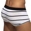 Addicted Wavy Stripes Trunks - White