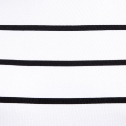 Addicted Wavy Stripes Trunks - White