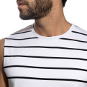 Addicted Wavy Stripes Tank Top - White