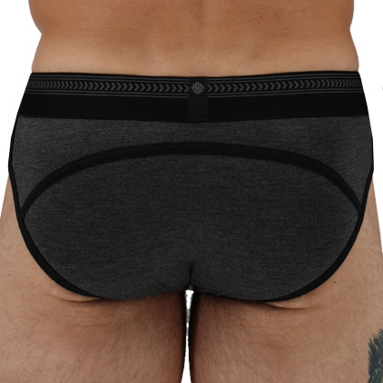 Breedwell Bare Essentials Briefs - Charcoal