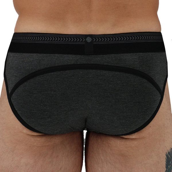 Breedwell Bare Essentials Briefs - Charcoal