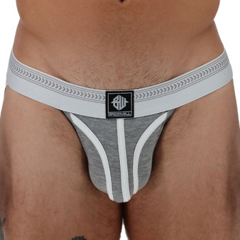 Jock Strap Bare Essentials Gris Chiné Breedwell
