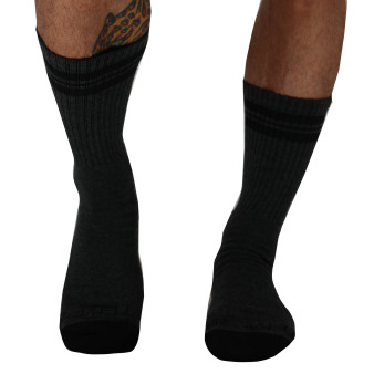 Breedwell Bare Essentials Crew Socks - Charcoal