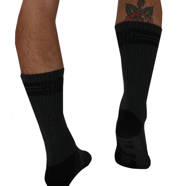 Chaussettes Mi-Mollet Bare Essentials Gris Anthracite Breedwell