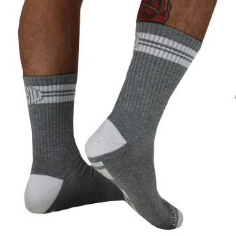 Breedwell Bare Essentials Crew Socks - Heather Grey
